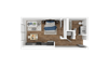Studio, 1 Bath S1